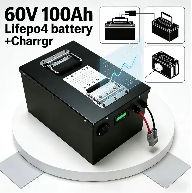 60V LiFePO4 Battery 100Ah/120A - 72V 40Ah Lifepo4 Battery Pack review and price